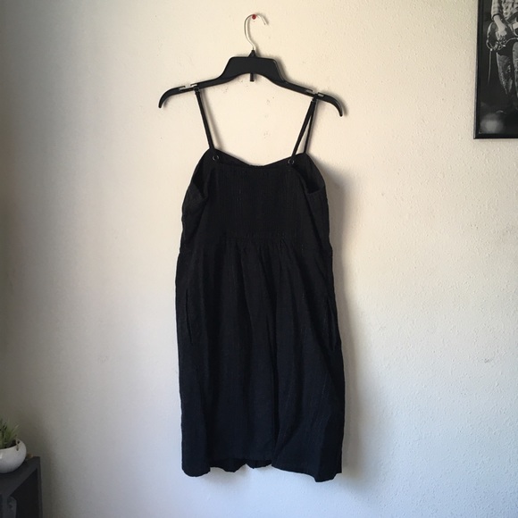 Button Down Little Black Dress - Picture 2 of 10
